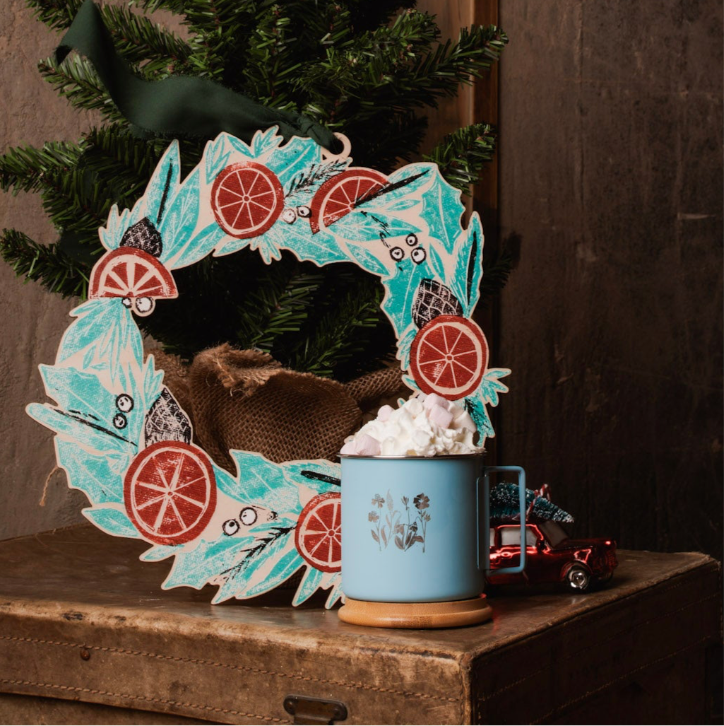 Wildflower Tin Mug - Hot Chocolate edition