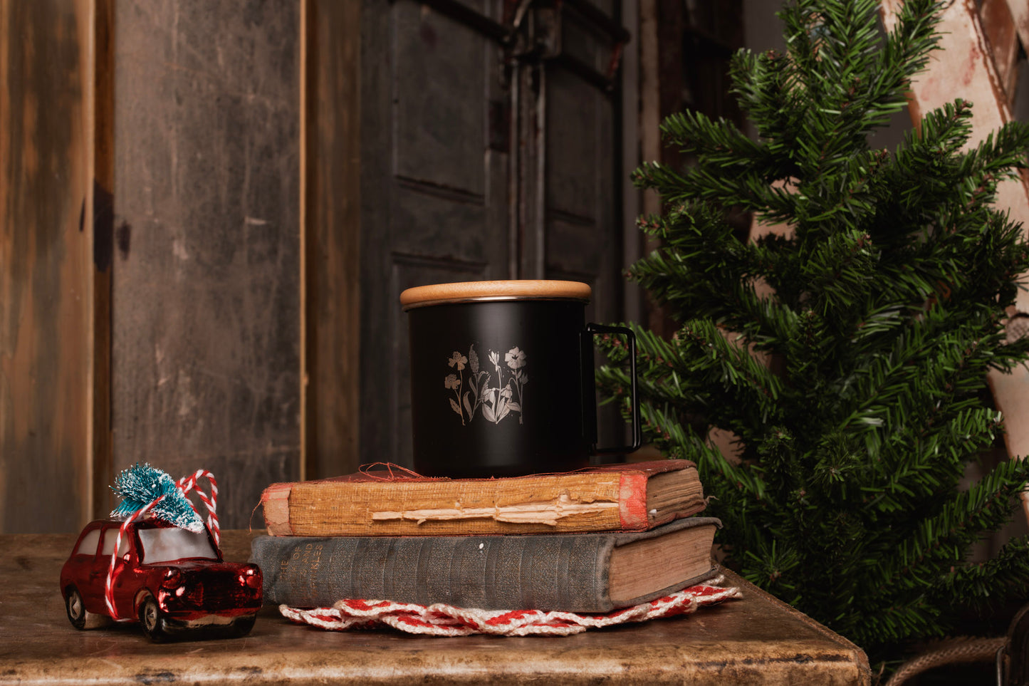Wildflower Tin Mug - Hot Chocolate edition