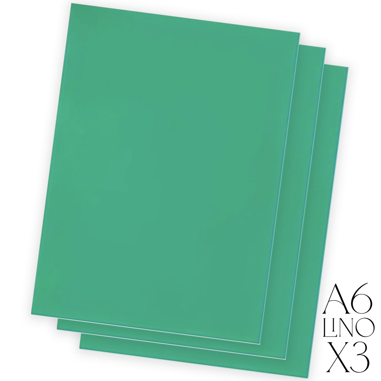 Lino sheet A6 x3