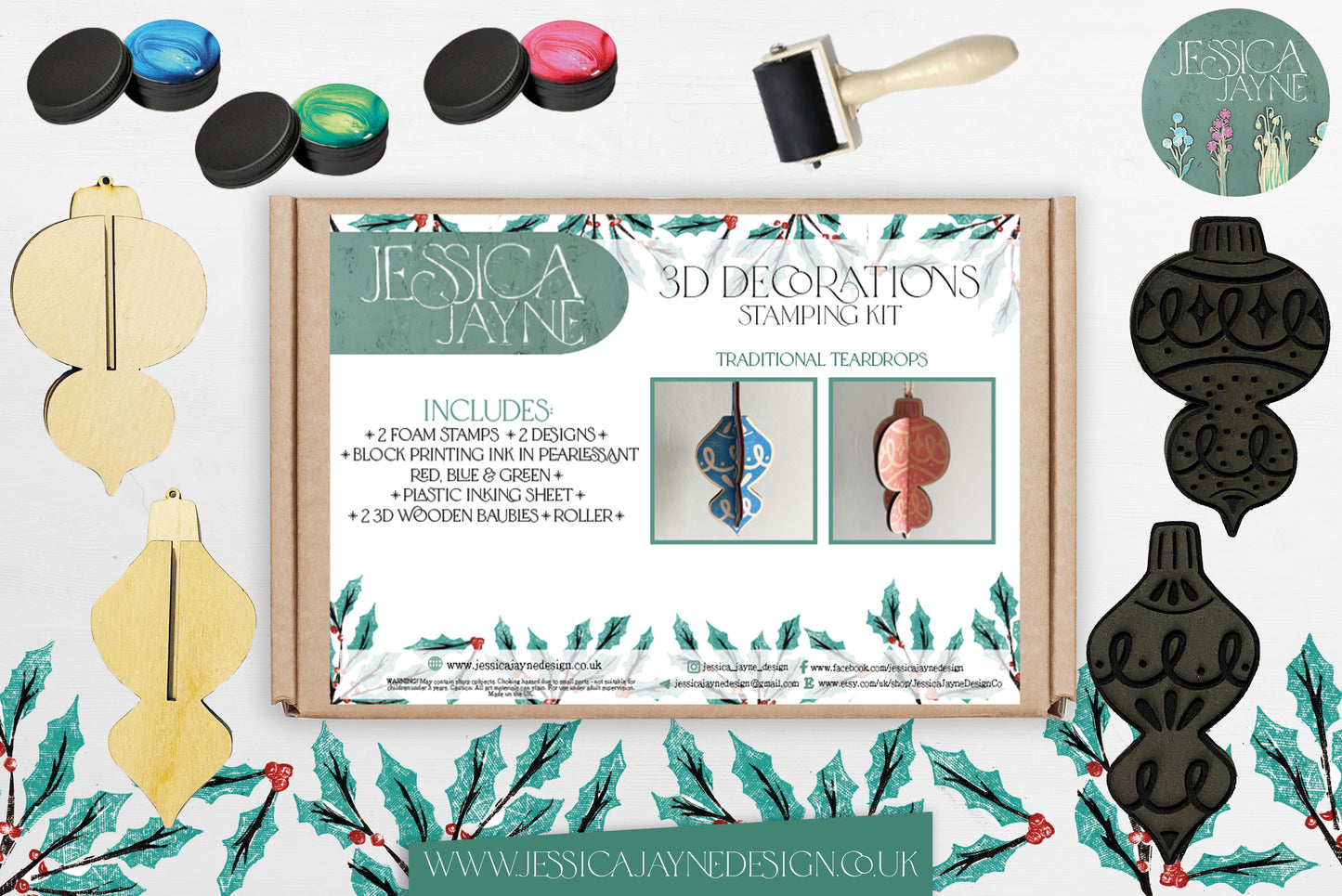 Traditional Teardrops - Stamping Kit