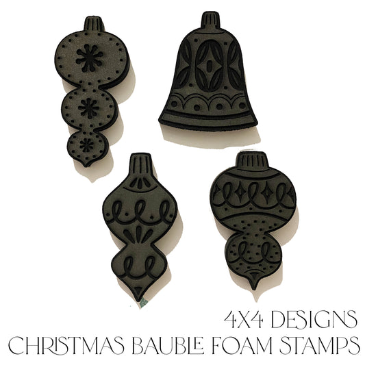 Christmas Bauble Foam Stamps Set