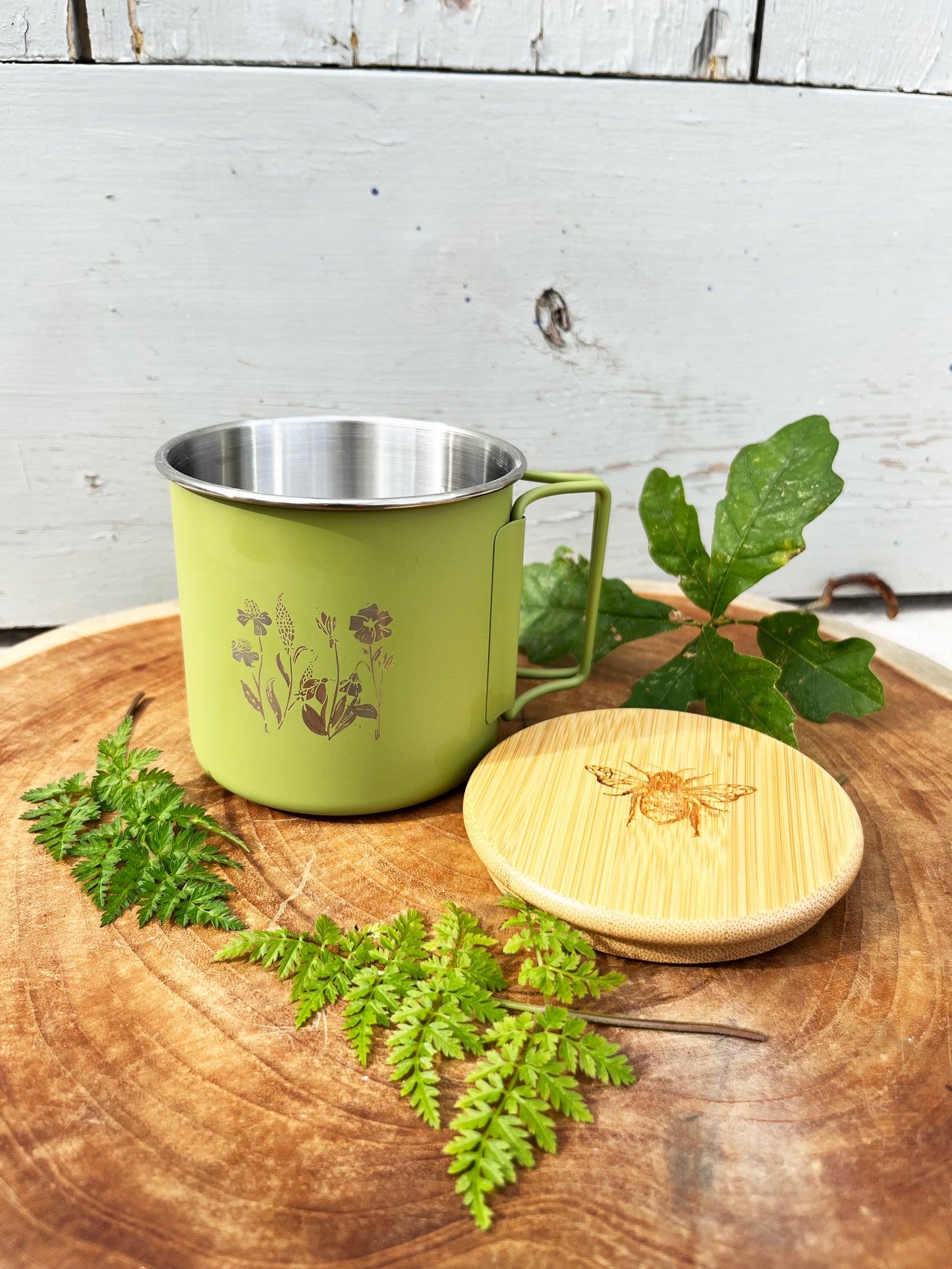 Wildflower Tin Mug - Hot Chocolate edition