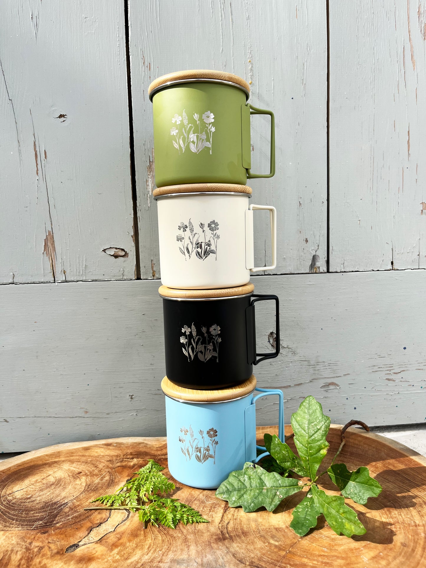 Wildflower Tin Mug - Hot Chocolate edition