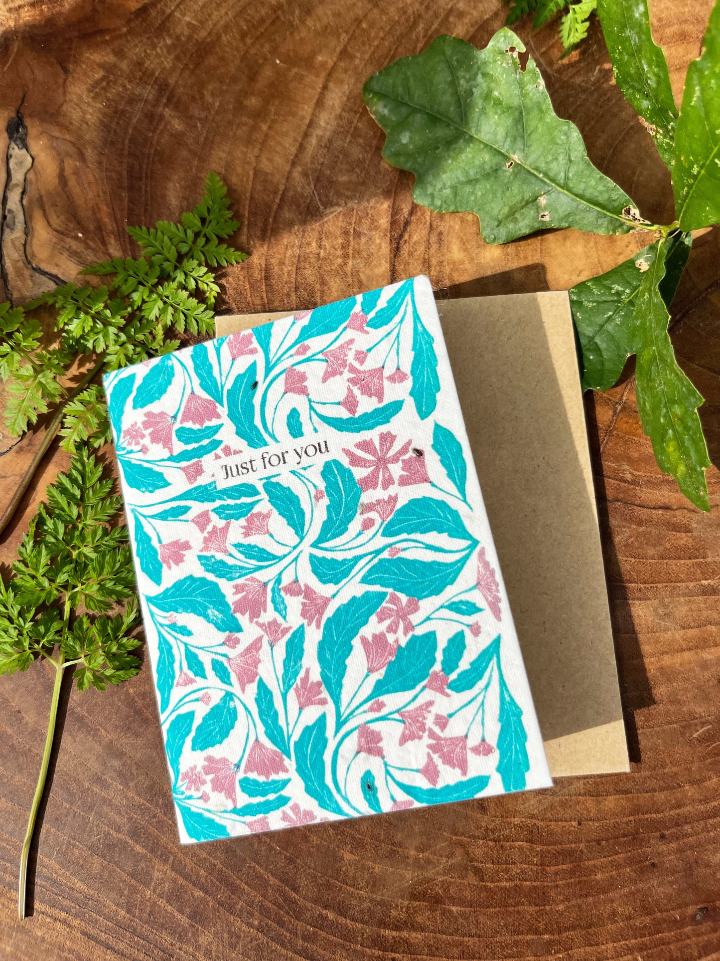 Ivy & Geranium Seed Paper Card Mini's