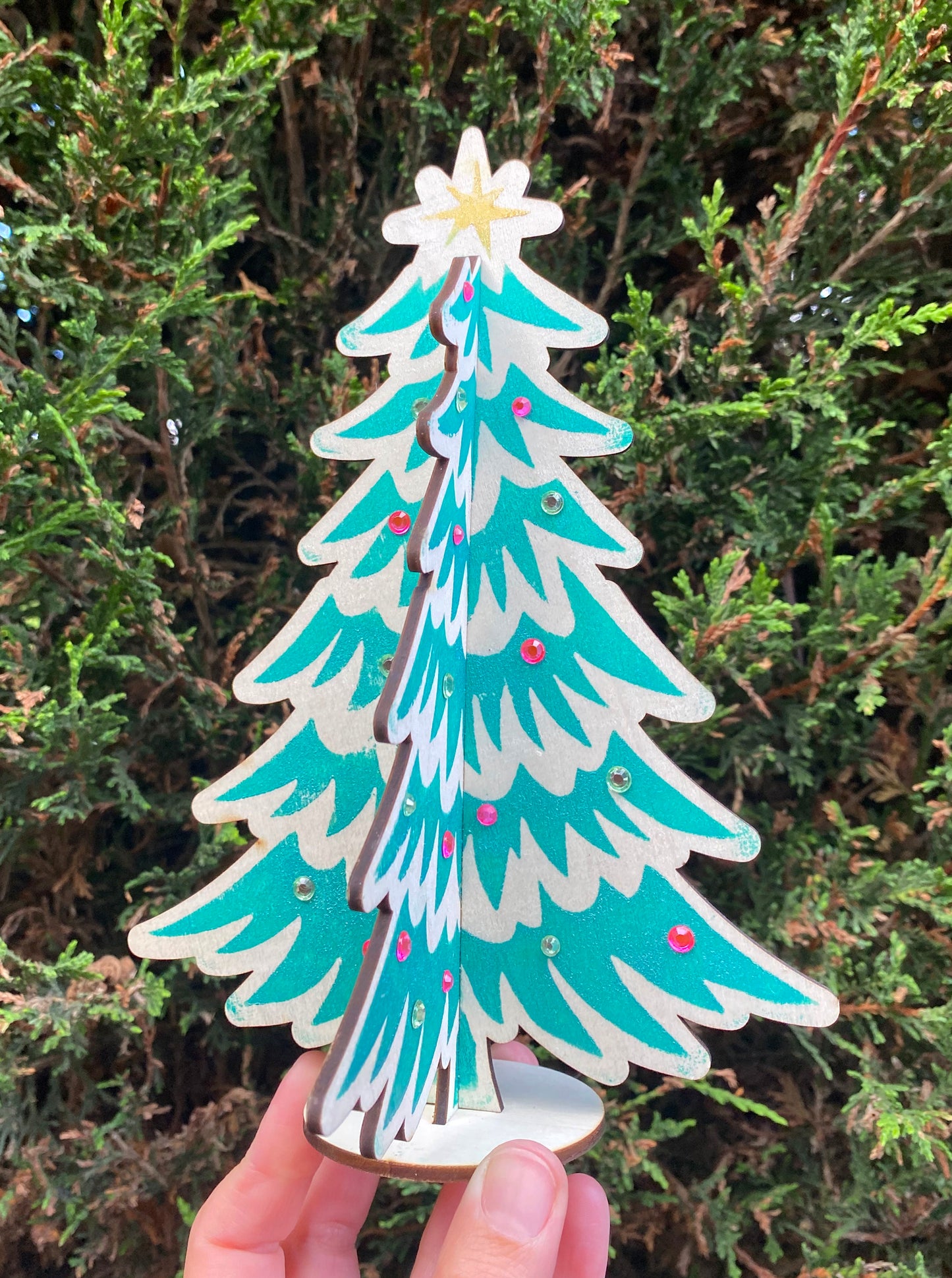 Christmas Tree Printing Workshop - Haworth Artist Studio's