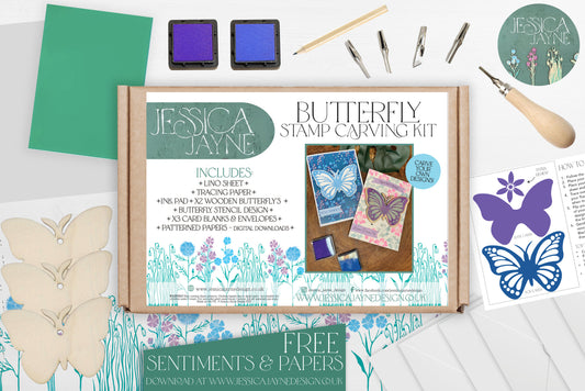 Stamp Carving Kit - Butterfly