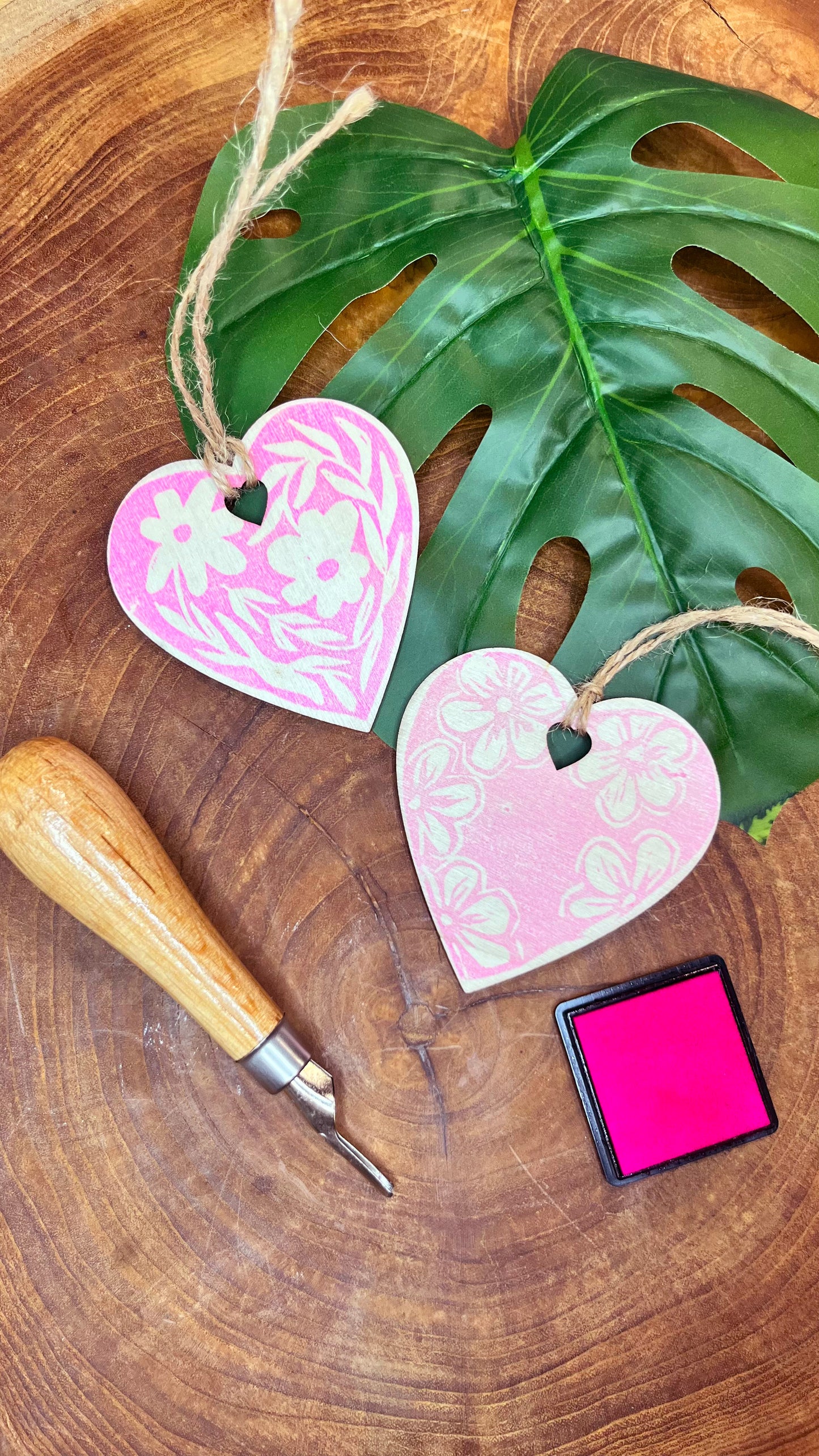 Stamp Carving Kit - Hearts