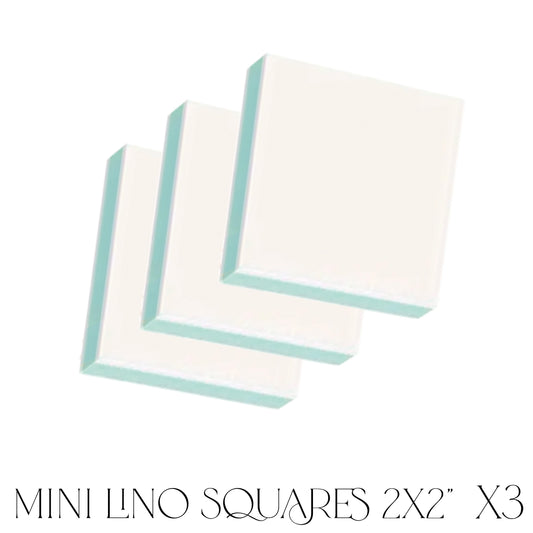 Lino mini squares 2x2" x3