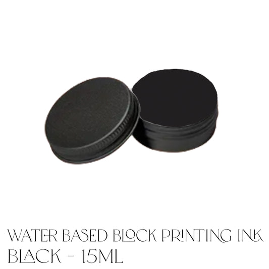Waterbased Printing Ink 15ml - Black