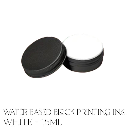 Waterbased Printing Ink 15ml - White