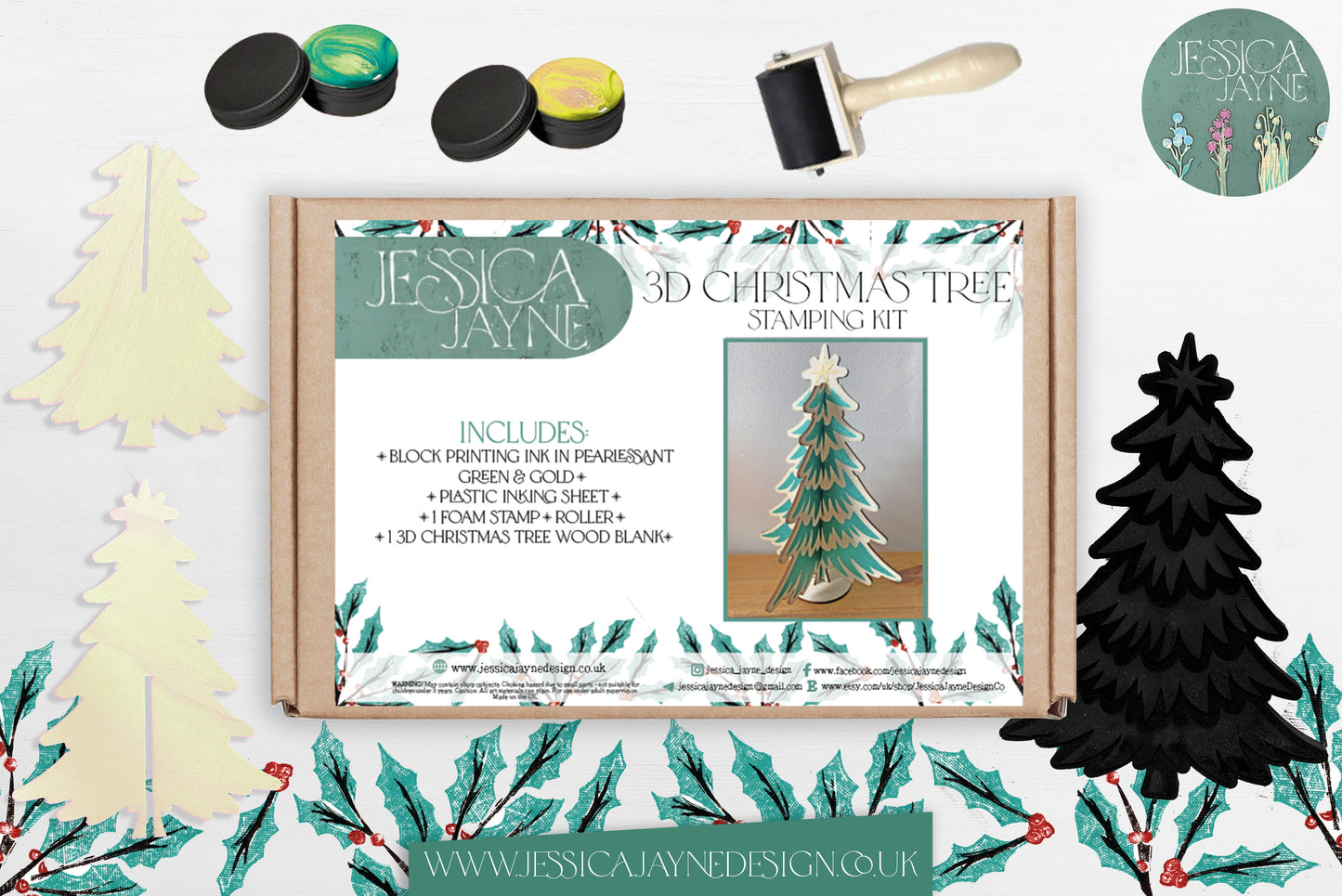 3D Christmas Tree Stamping Kit