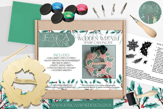 Wooden Wreath Carving Kit