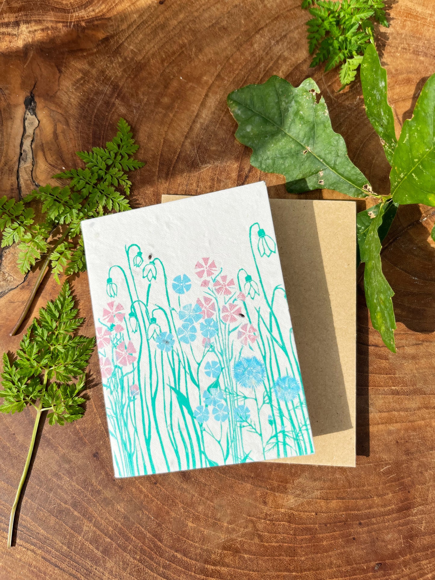 Wildflower & Bee Seed Paper Card Mini's