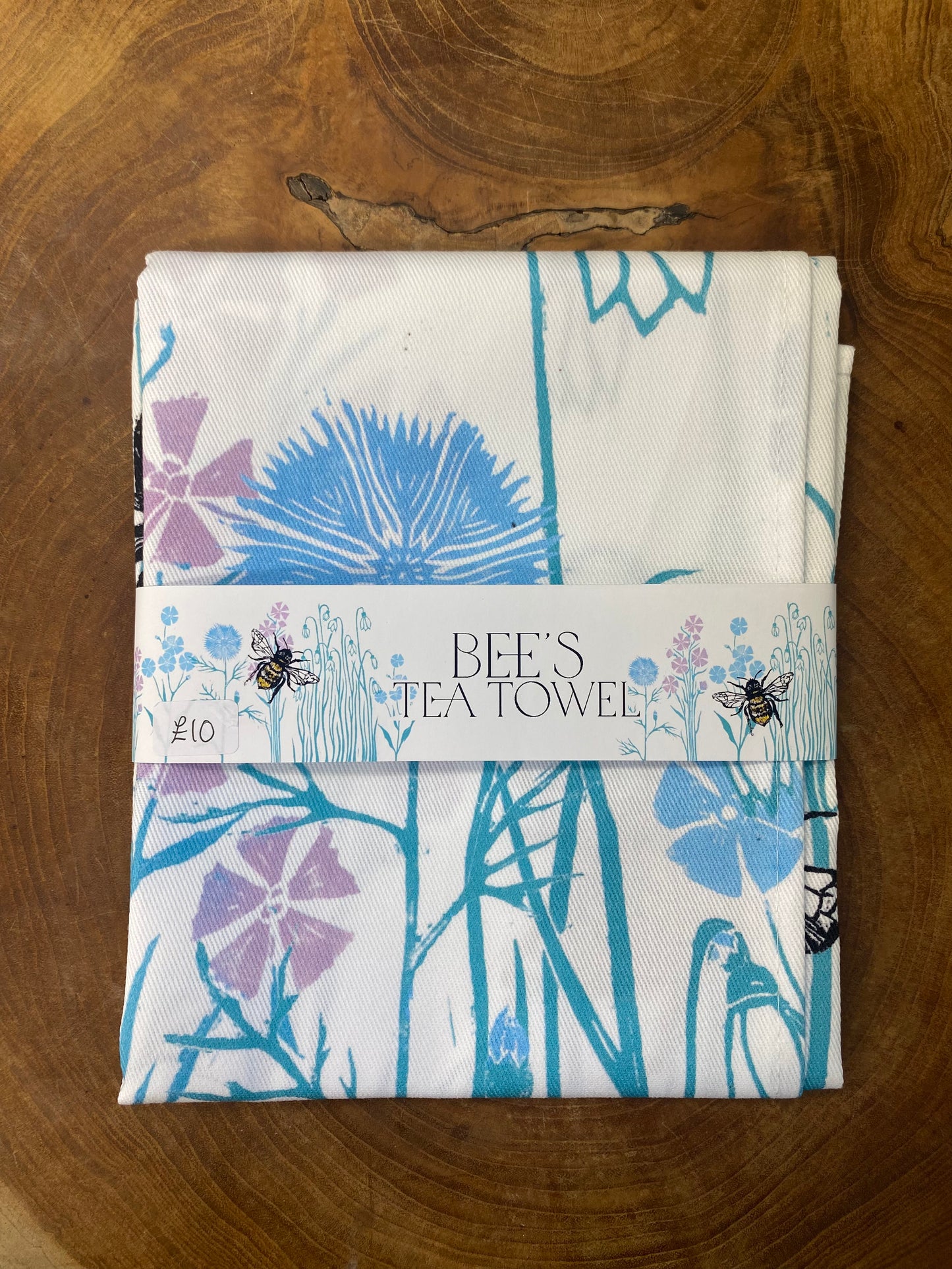 Wildflower & Bee's Tea Towel