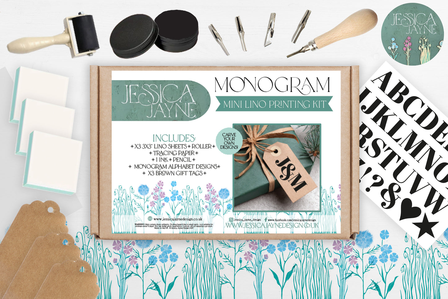 Monogram- Lino Printing Kit