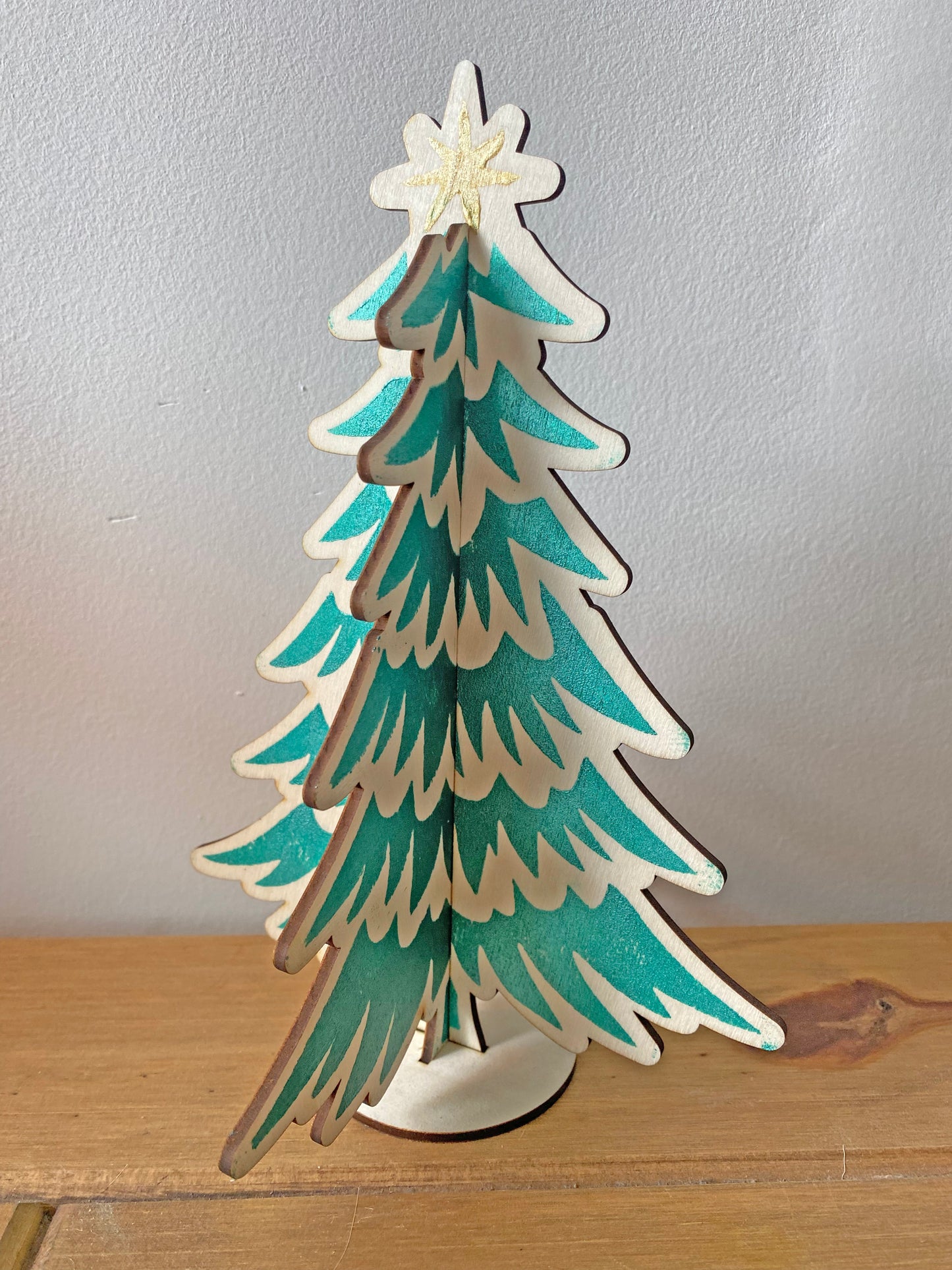 Wooden 3D Christmas Tree Blank